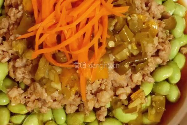 肉末蒸毛豆的做法图解10