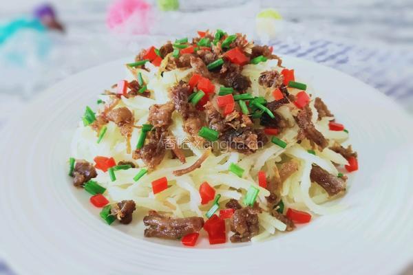 油滋了土豆丝
