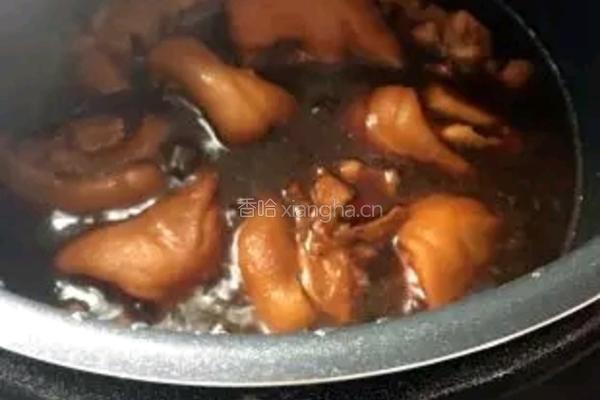 黄豆焖猪蹄的做法图解3
