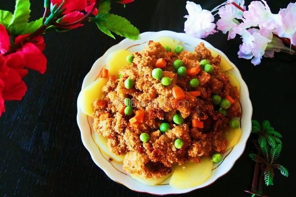 川味香辣粉蒸肉的做法图解15