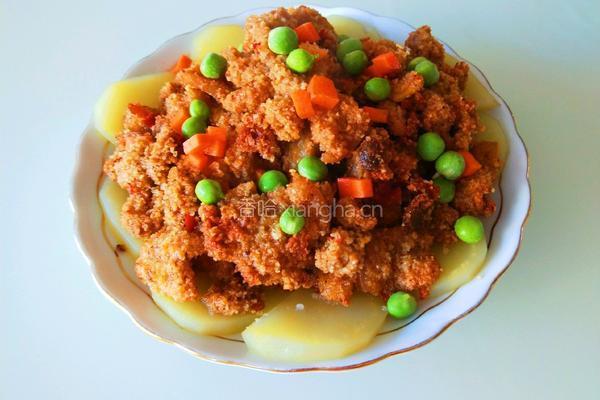 川味香辣粉蒸肉的做法图解13