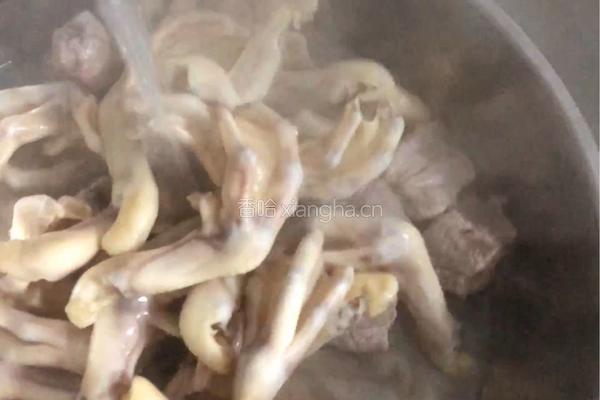 鸭爪焖排骨的做法图解3