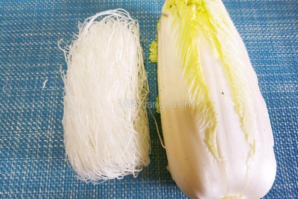 蒜蓉粉丝娃娃菜的做法图解1