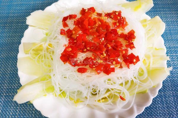 蒜蓉粉丝娃娃菜的做法图解6