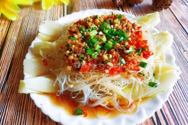 蒜蓉粉丝娃娃菜的做法图解12