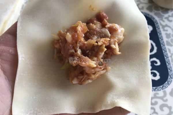 蒸鲜肉烧麦的做法图解3