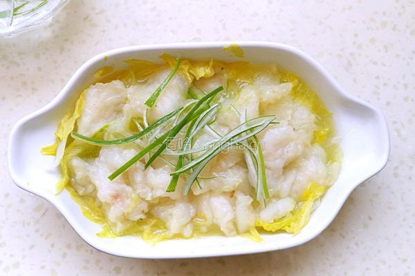 巴沙鱼蒸娃娃菜的做法图解7