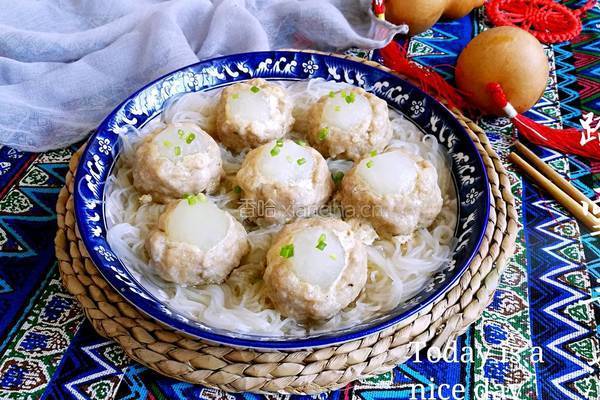 粉丝肉丸酿冬瓜