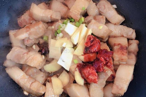  玫瑰腐乳红烧肉的做法图解6