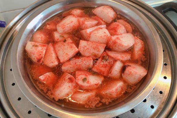  玫瑰腐乳芋儿鸡的做法图解12