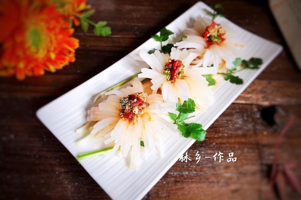 菊花萝卜的做法图解10