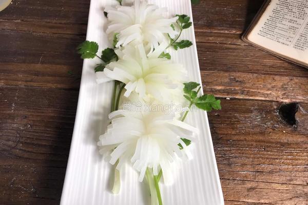 菊花萝卜的做法图解8