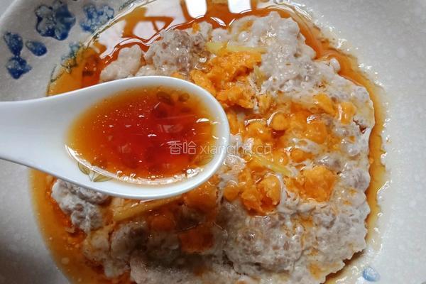 ＃蒸菜＃咸蛋蒸肉饼的做法图解11