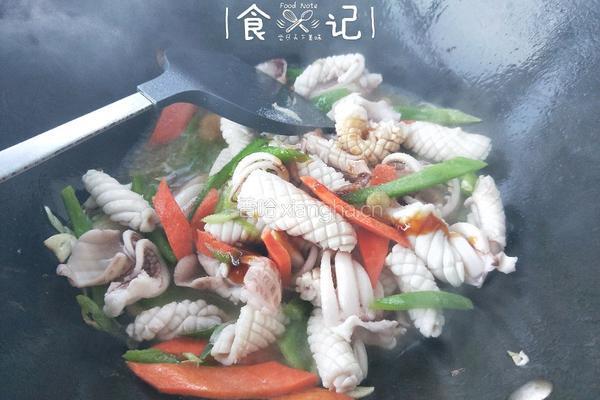 爆炒鱿鱼的做法图解11
