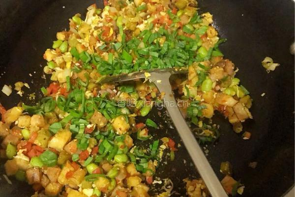 香哈牛肉酱炒馍花的做法图解13