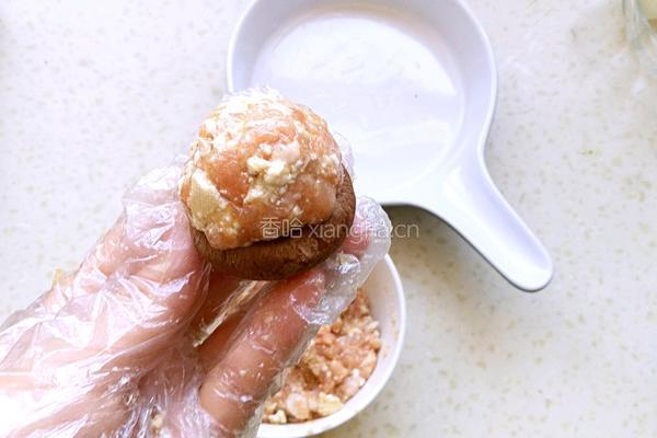 豆腐丸子酿香菇的做法图解5