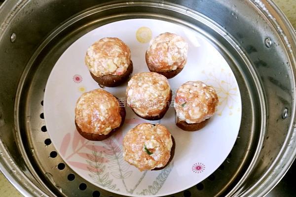 豆腐丸子酿香菇的做法图解7