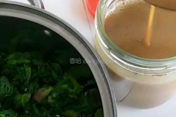 凉调辣菠菜的做法图解7