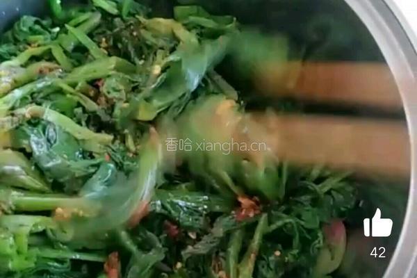 凉调辣菠菜的做法图解11