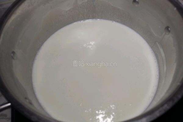 ＃蒸＃甜品双皮奶芒果的做法图解2