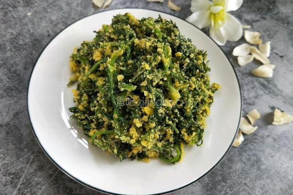 蒸茼蒿的做法图解14