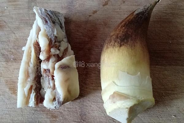 冬笋蒸咸肉的做法图解1