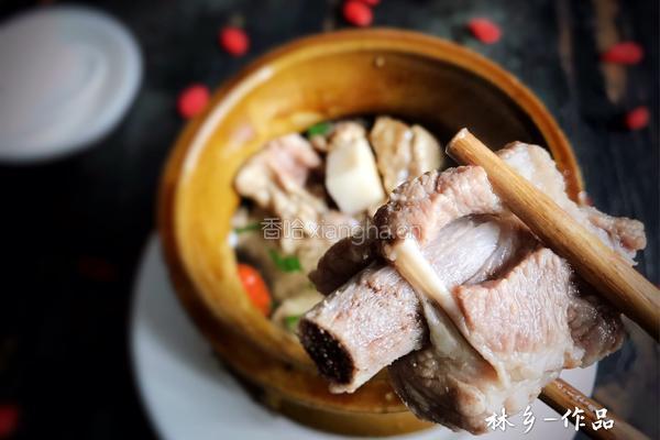 美白养颜汤（茯苓炖排骨）的做法图解12