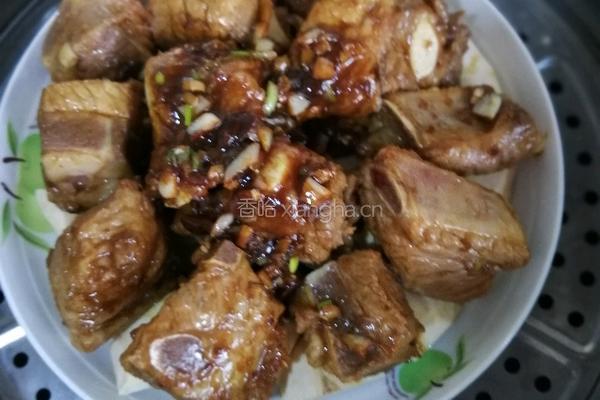 白薯蒸排骨的做法图解8