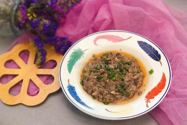 香菇蒸肉饼的做法图解6