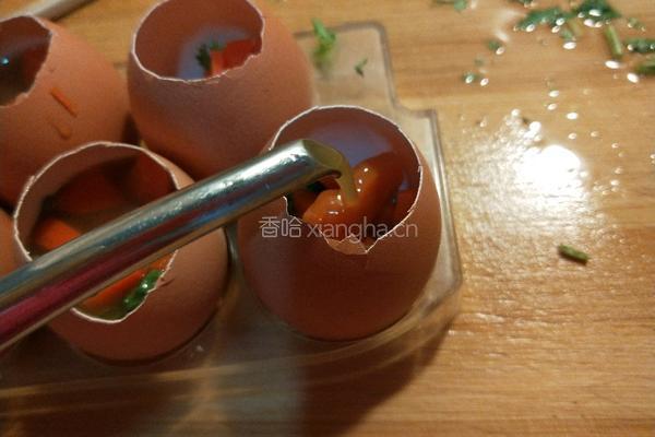 蛋蛋蔬菜猪皮动的做法图解14