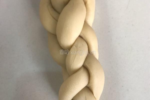 蒸面包（四辫手法）的做法图解8