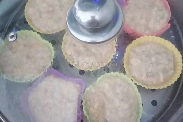 沫辰蔬菜蒸糕的做法图解5
