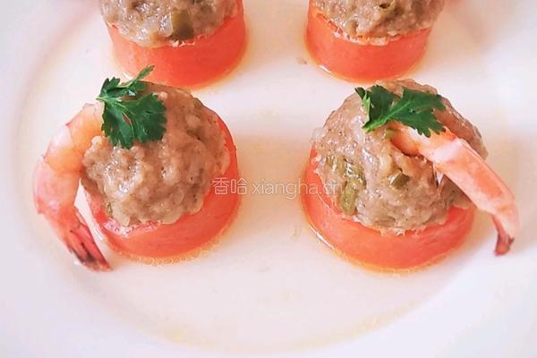 胡萝卜酿鲜虾肉丸的做法图解8