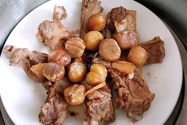 板栗蒸排骨的做法图解6