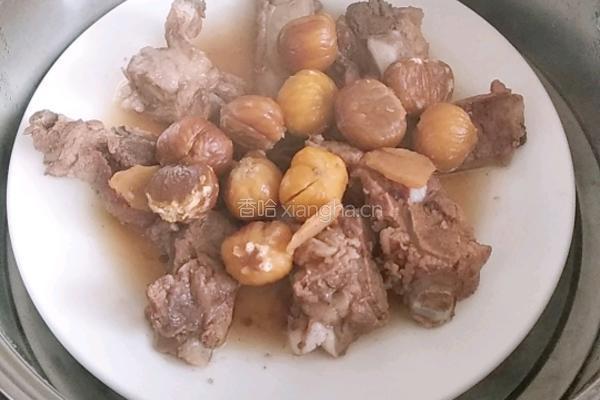 板栗蒸排骨的做法图解7