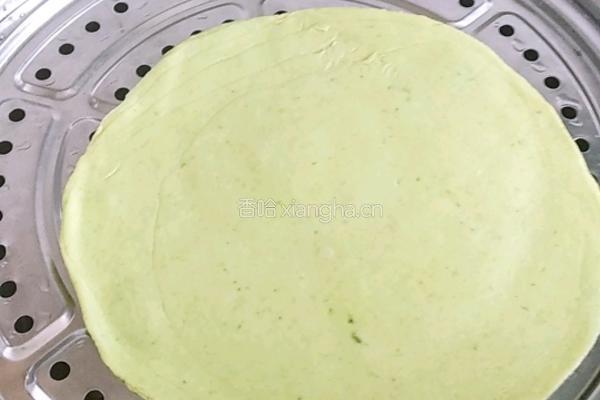 菠菜汁春饼的做法图解12