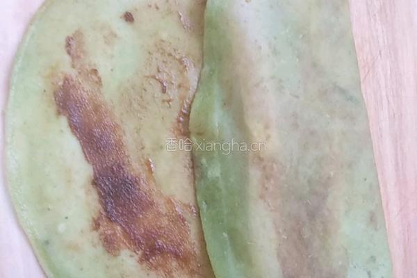 菠菜汁春饼的做法图解15