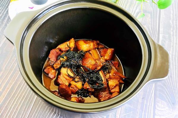 野葱焖肉的做法图解11