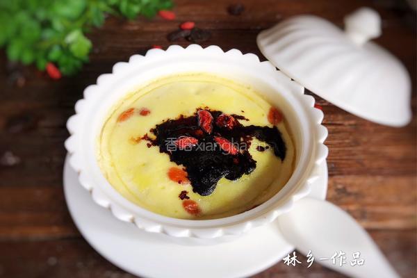 桂圆枸杞蒸蛋的做法图解11