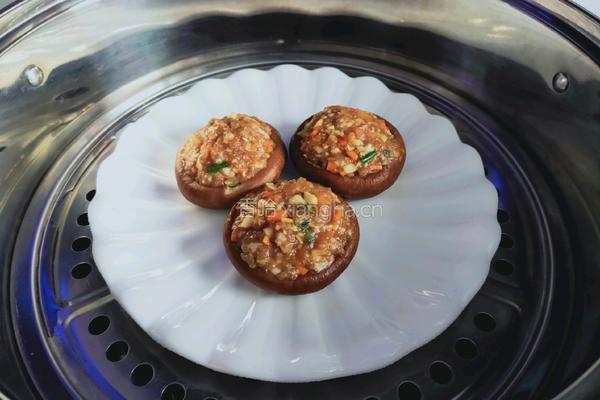 香菇酿肉的做法图解6