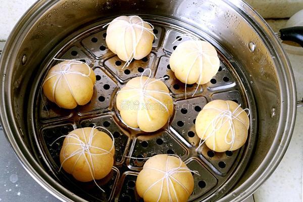 豆沙南瓜包的做法图解14