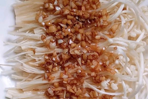 蒜蓉蒸金针菇的做法图解8