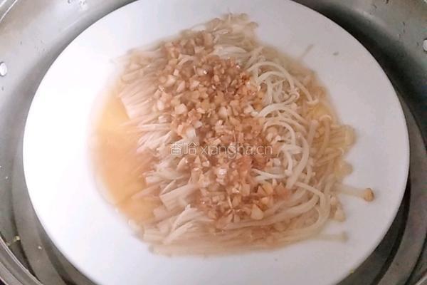 蒜蓉蒸金针菇的做法图解10