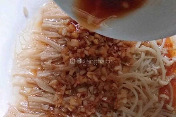 蒜蓉蒸金针菇的做法图解12