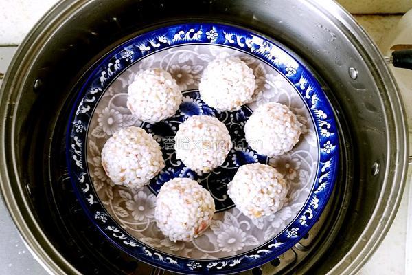 豆腐珍珠丸子的做法图解9