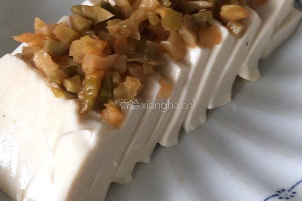 榨菜蒸豆腐的做法图解6