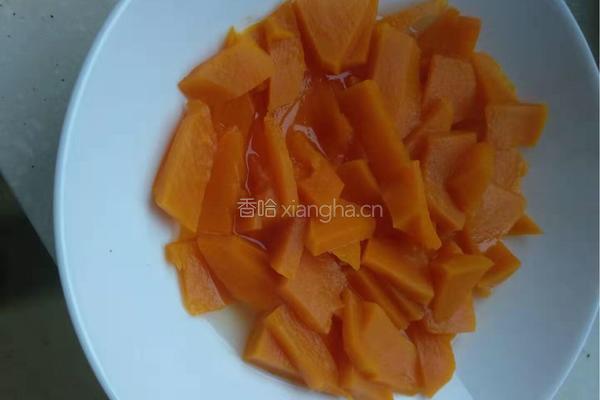 小米南瓜发糕的做法图解2