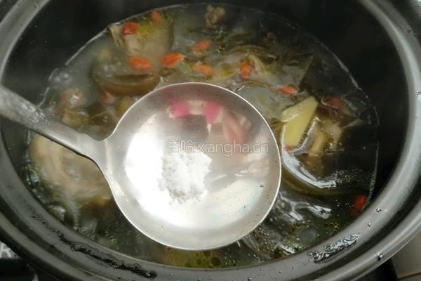 海带鸭子汤的做法图解14