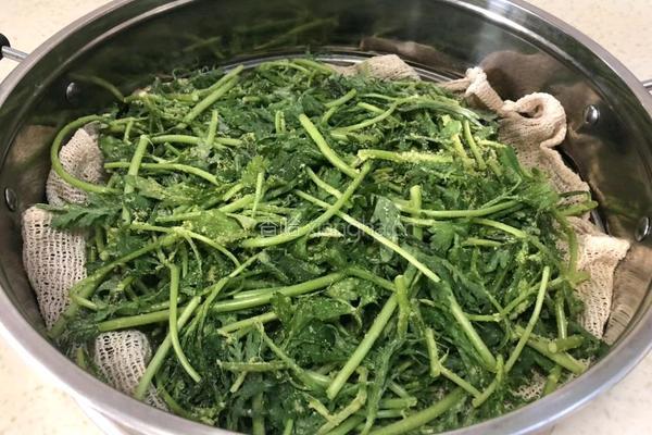 粉蒸山野菜的做法图解9