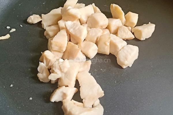 菠萝炒鸡胸肉的做法图解9